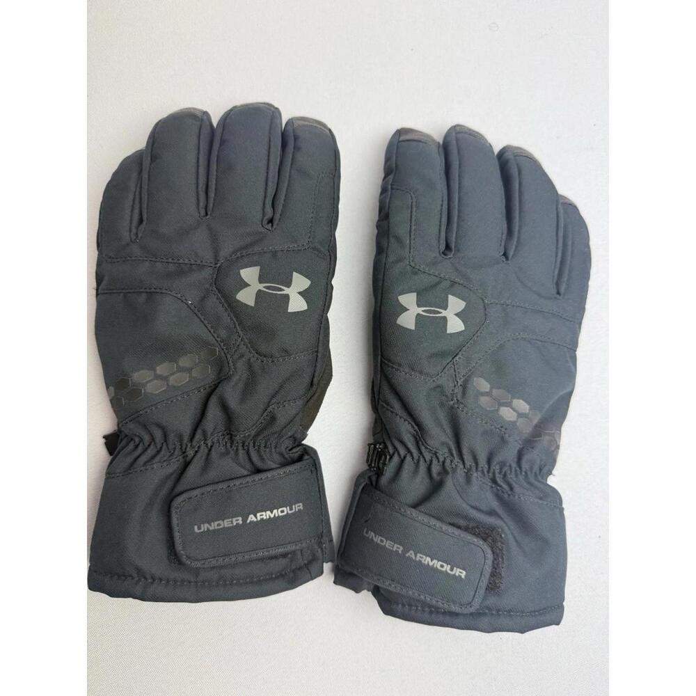 Under Armour Storm Large Winter Gloves Cold Gear Fleece Lined Black